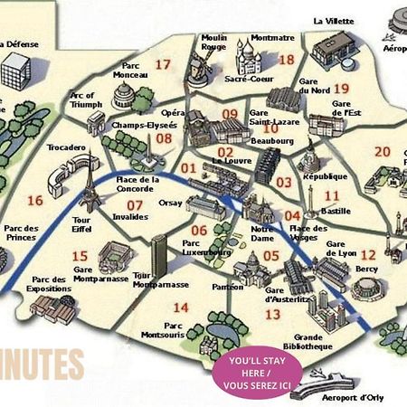 Appartement Cosy Au Calme A 20 Min De Paris Вилжуиф Екстериор снимка